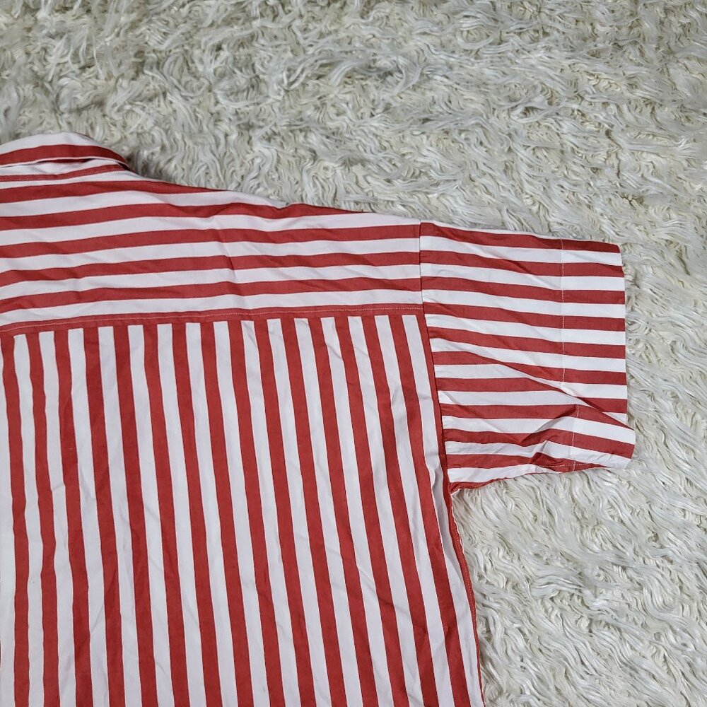 EVERLANE The Cotton Short - Sleeve Popover Shirt / Size 14 - Picture 13 of 14